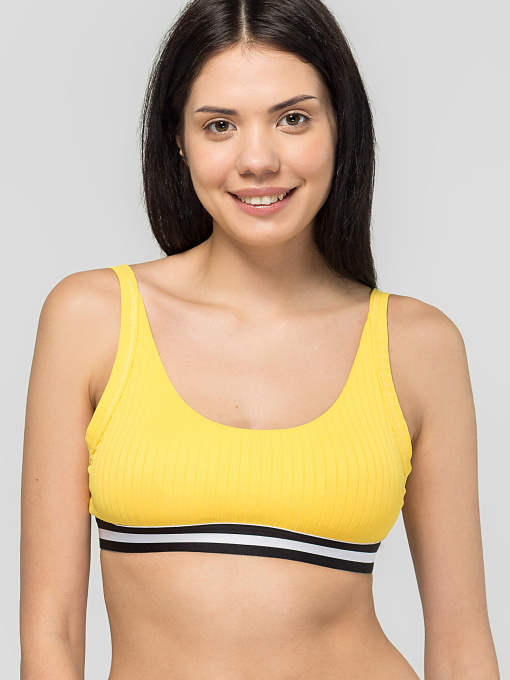Верхня частина купальника Brabrabra модель SO205218_yellow Фото