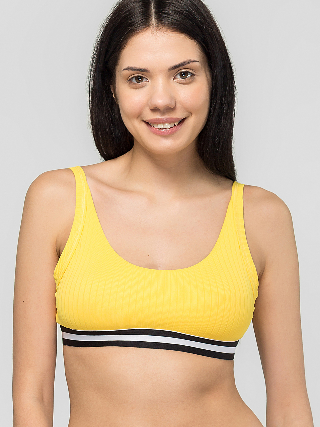 Верх купальника Brabrabra модель SO205218_yellow Фото