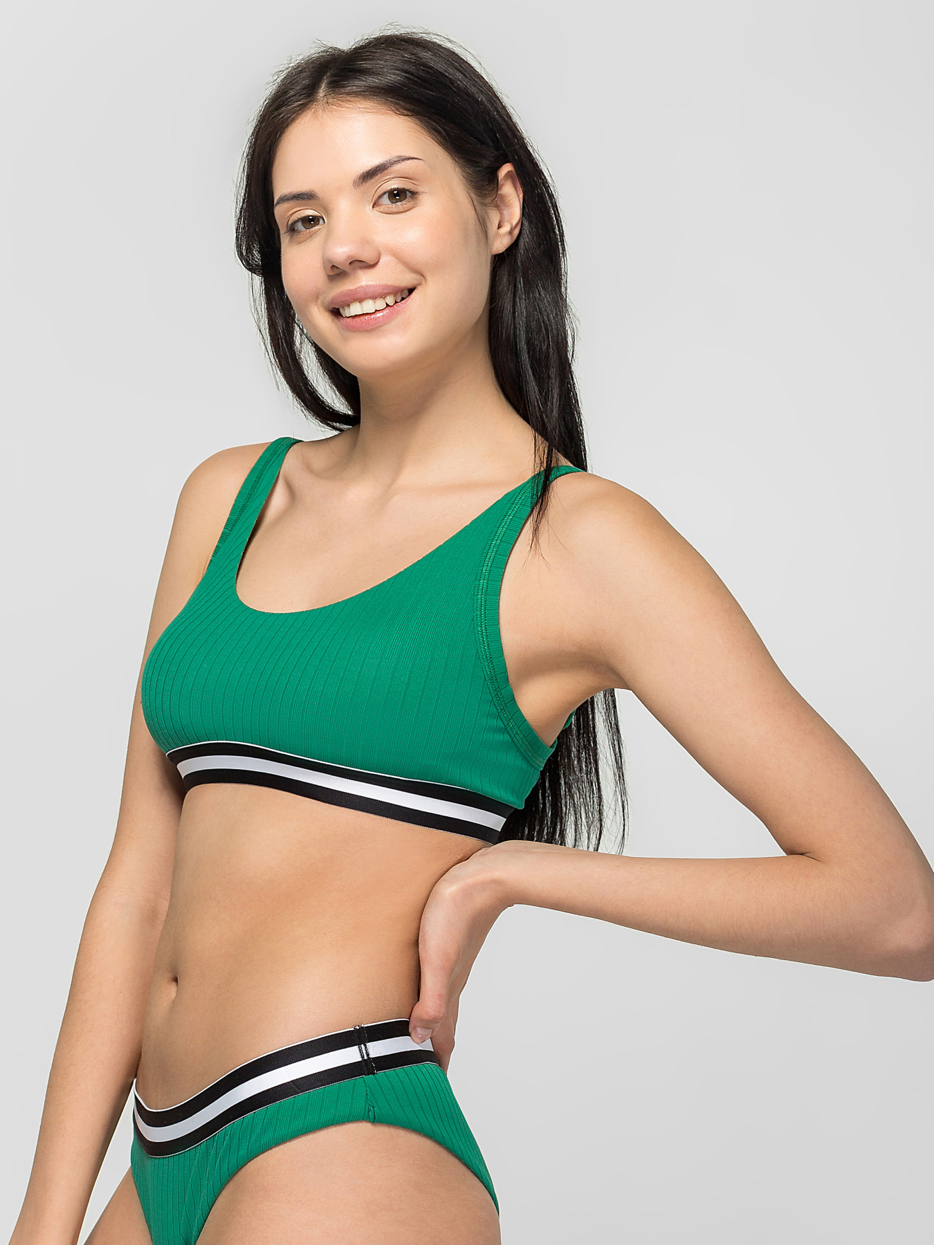 Верх купальника Brabrabra модель SO205218_green Фото