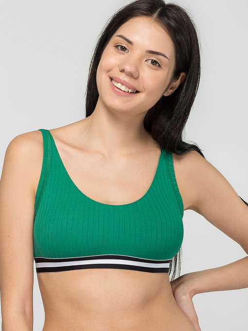 Верх купальника Brabrabra модель SO205218_green Фото