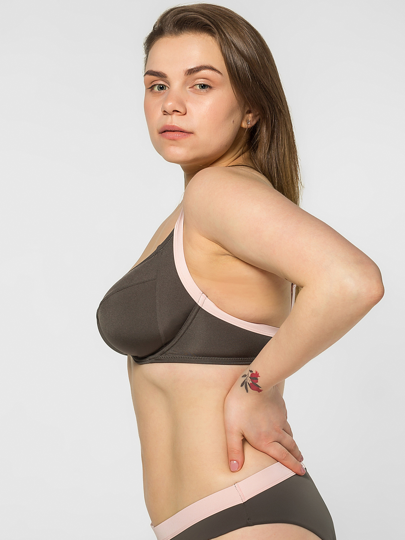 Верхняя часть купальника Brabrabra модель SO205407_olive Фото