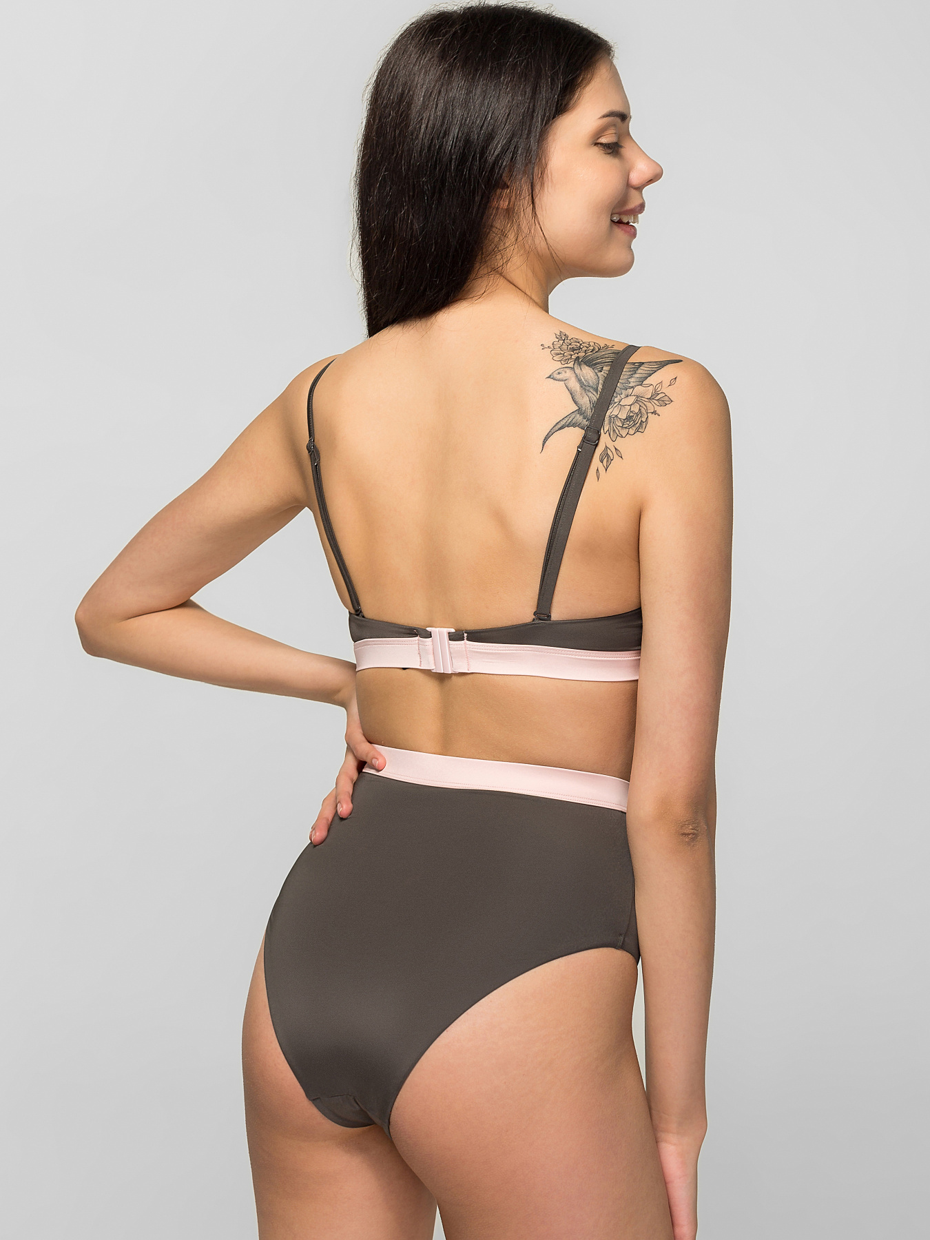 Низ купальника Brabrabra модель SO205421_olive Низ купальника Brabrabra модель SO205421_olive Фото