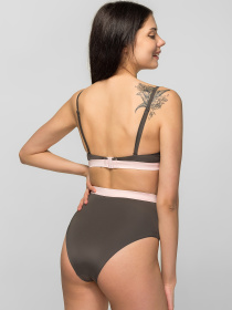 Низ купальника Brabrabra модель SO205421_olive Низ купальника Brabrabra модель SO205421_olive Фото