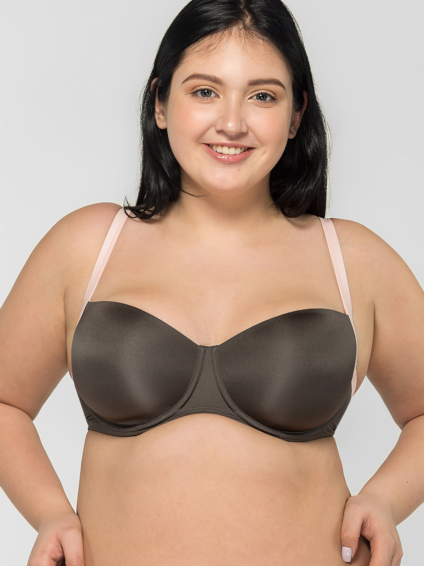 Верх купальника Brabrabra модель SO205433_olive Фото