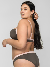 Верх купальника Brabrabra модель SO205433_olive Фото