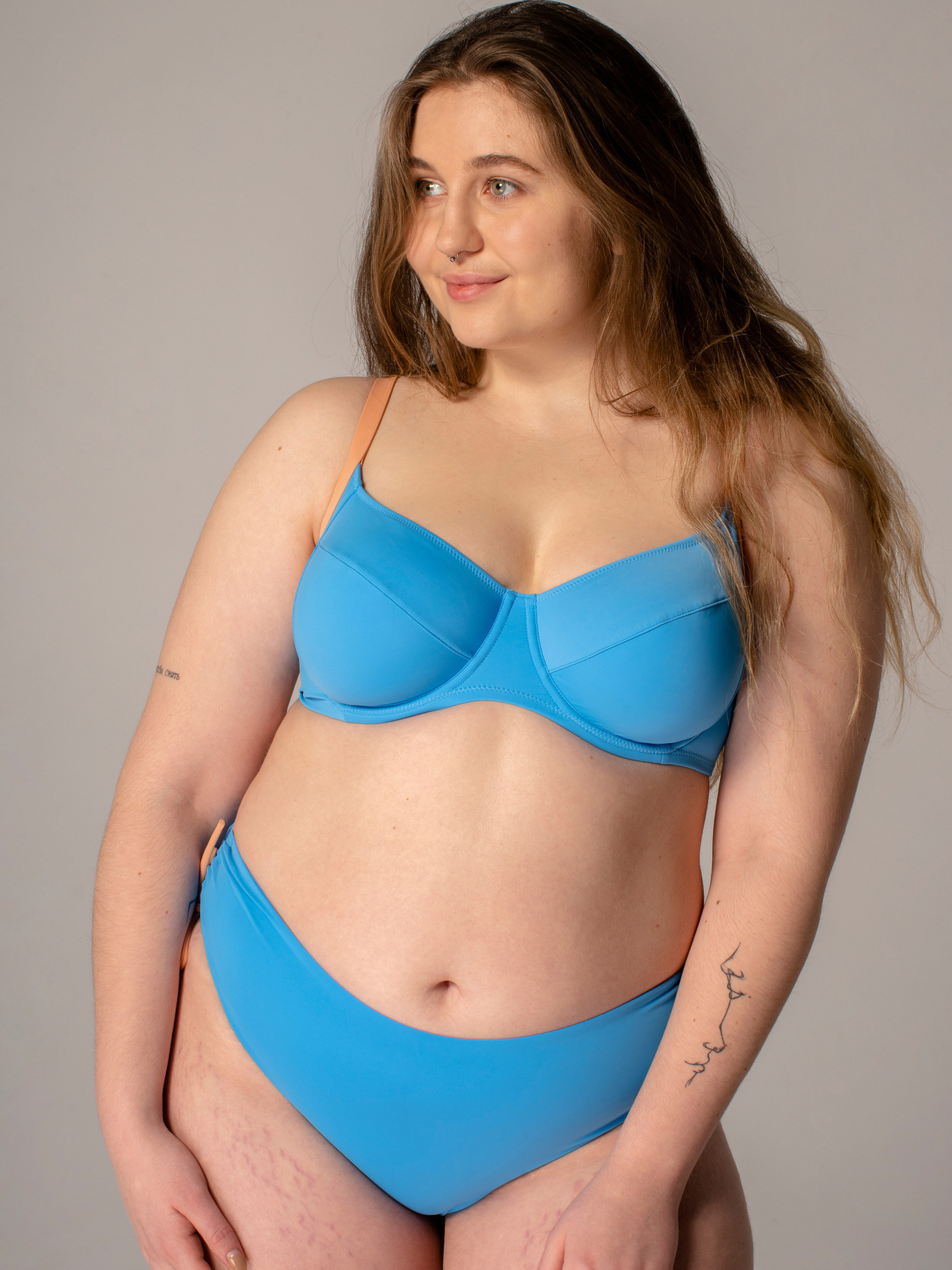 Нижняя часть купальника Brabrabra модель SO215922_blue Фото