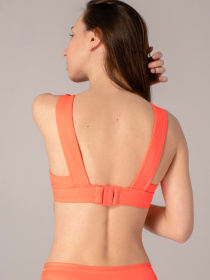 Верх купальника Brabrabra модель SO216108_neon-coral Верх купальника Brabrabra модель SO216108_neon-coral Фото