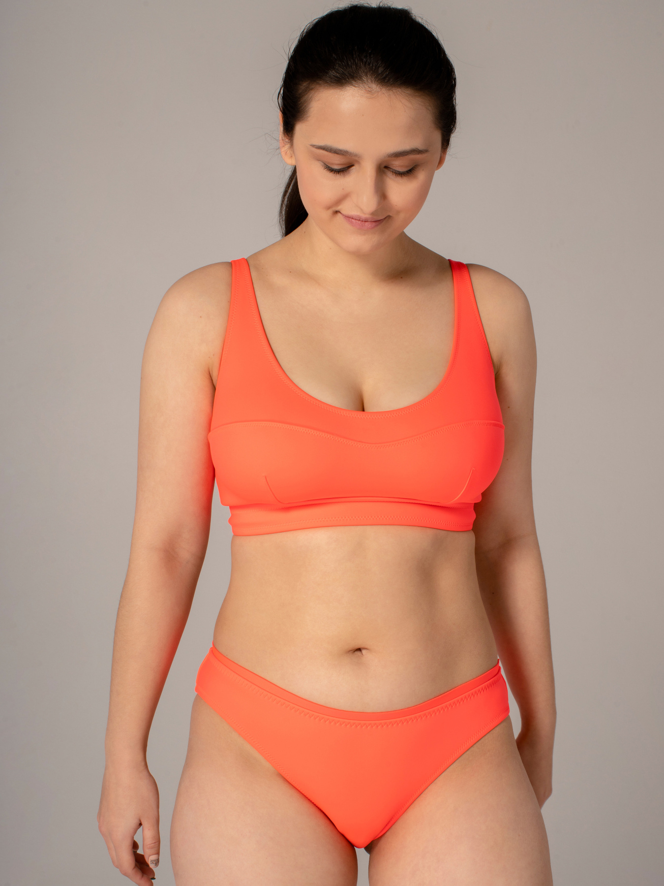 Низ купальника Brabrabra модель SO216111_neon-coral Фото