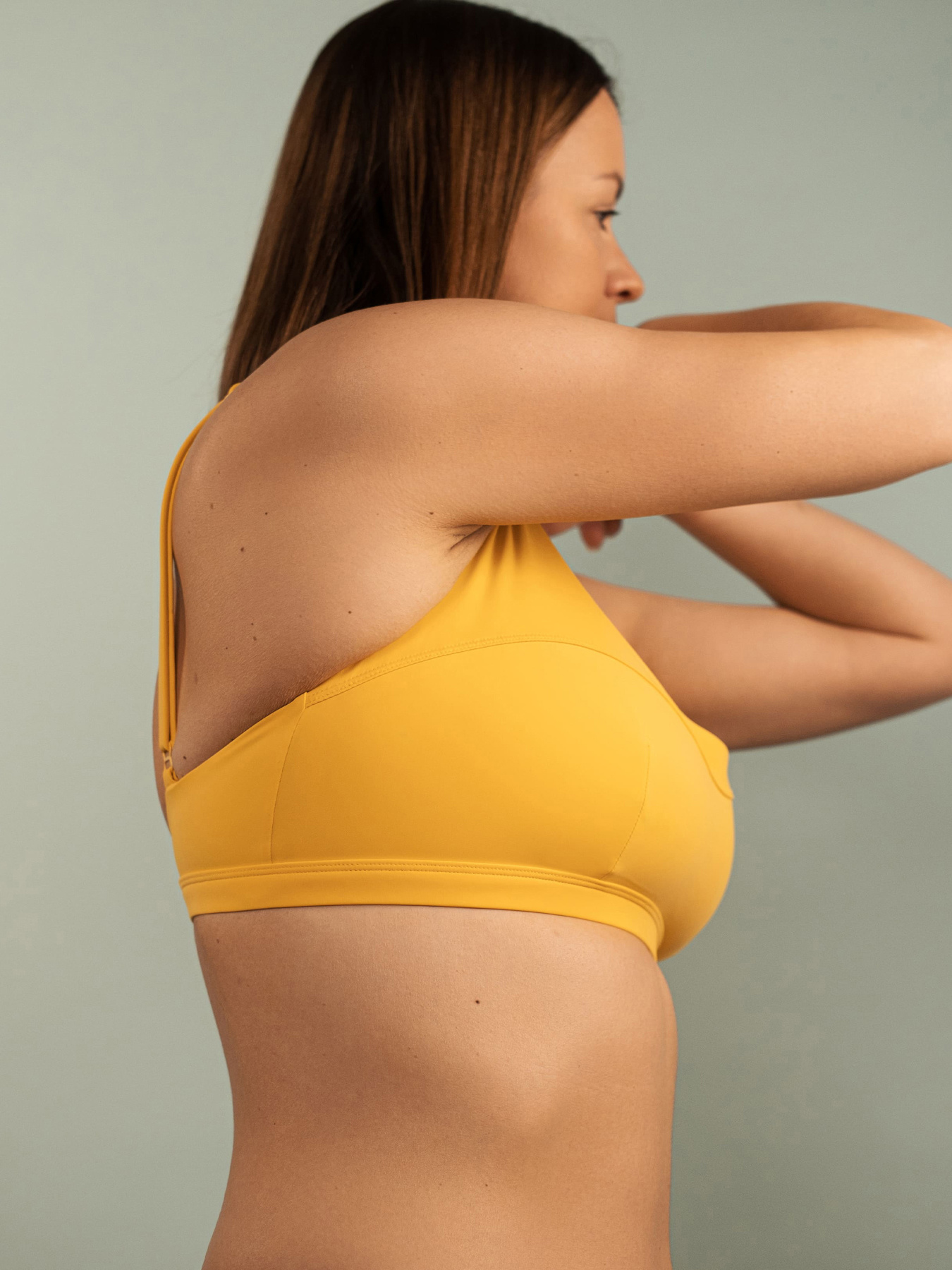 Верх купальника Brabrabra модель SO226506_yellow Фото