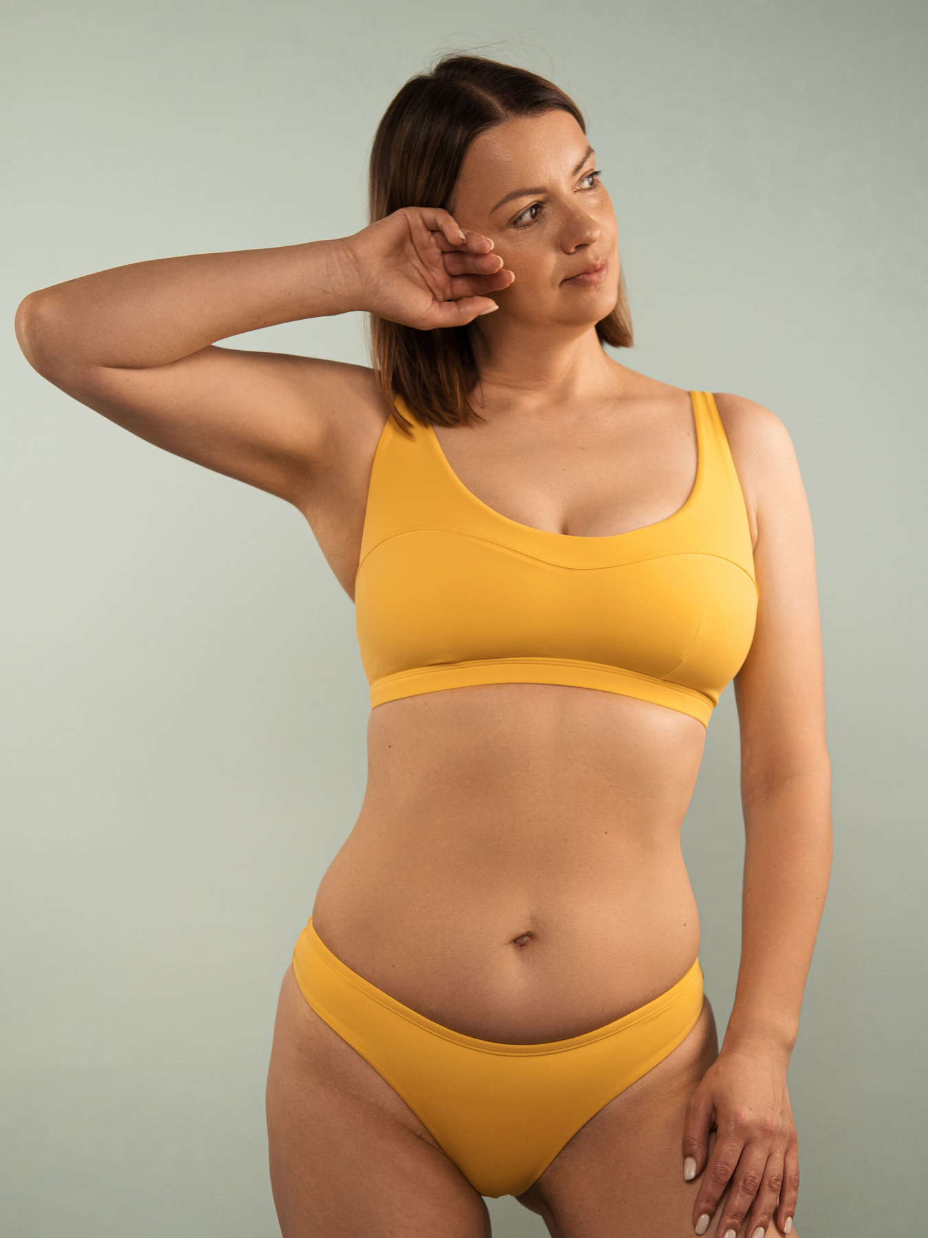 Нижняя часть купальника Brabrabra модель SO226527_yellow Фото