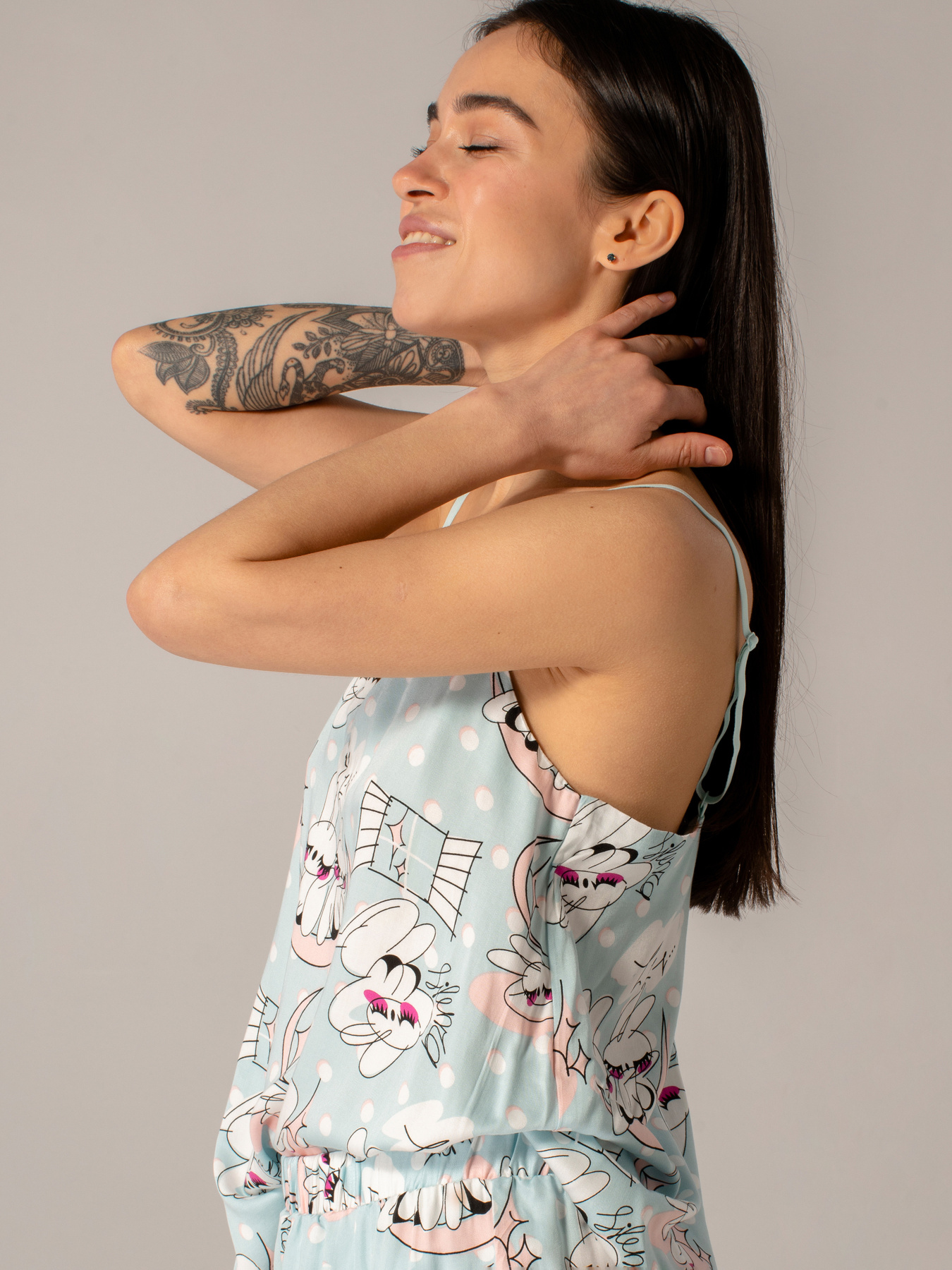 Верх пижамы Brabrabra модель HOM2104006_Print-rabbit Фото