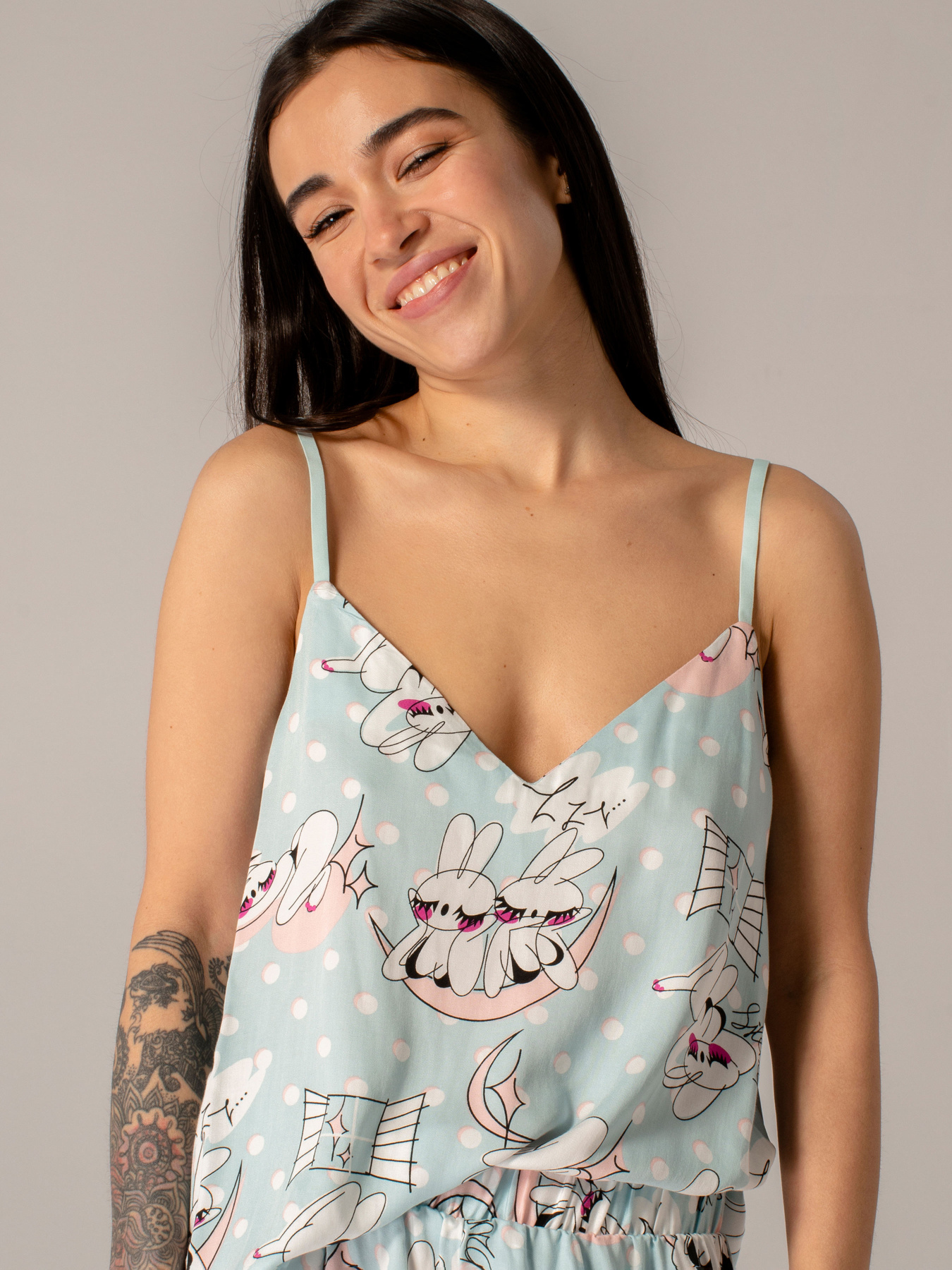 Верх пижамы Brabrabra модель HOM2104006_Print-rabbit Фото