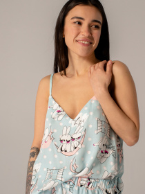 Верх пижамы Brabrabra модель HOM2104006_Print-rabbit Фото