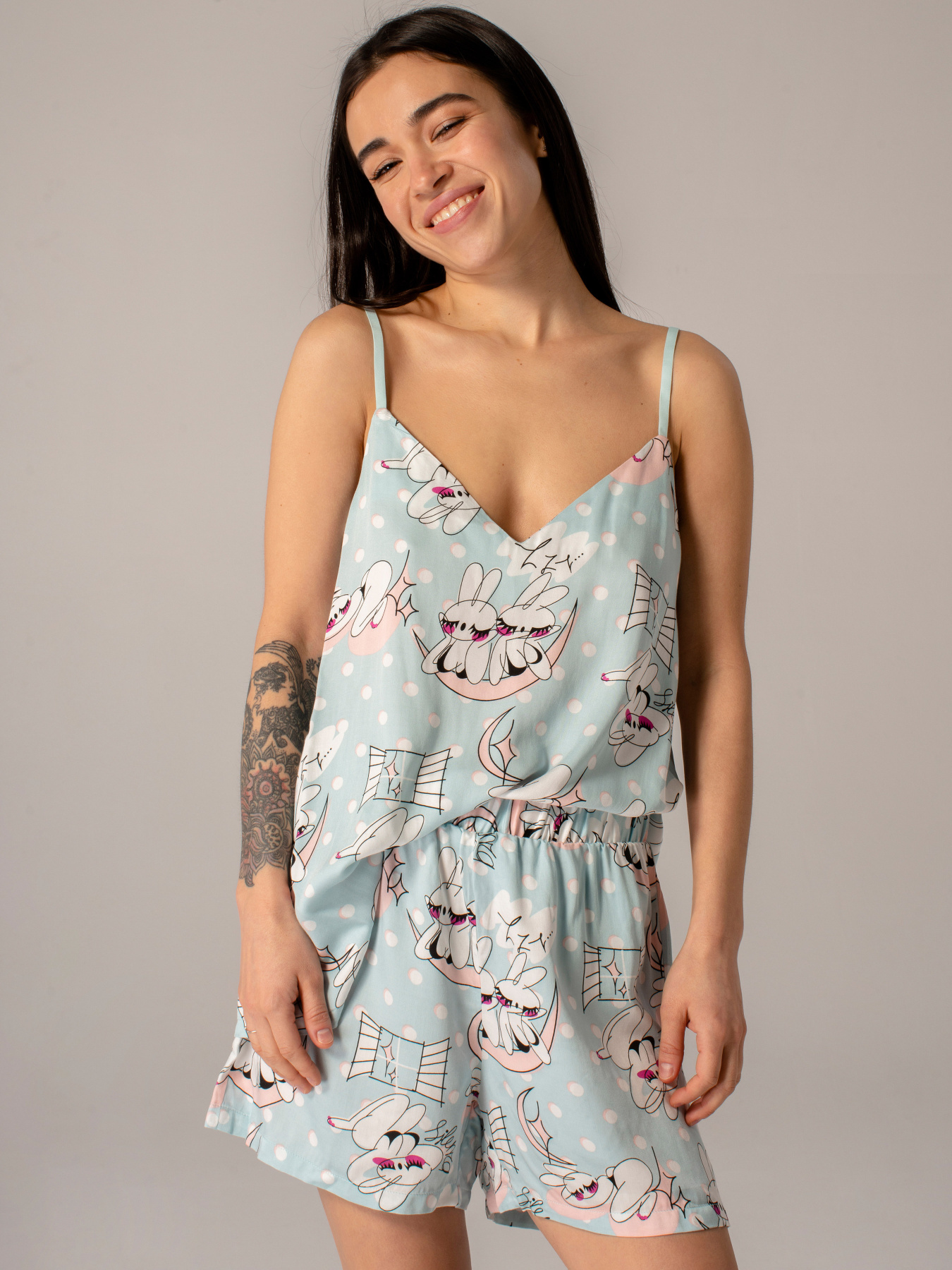 Низ пижамы Brabrabra модель HOM2104013_Print-rabbit Фото