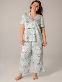 Низ піжами Brabrabra модель HOM2104016_Print-rabbit Фото