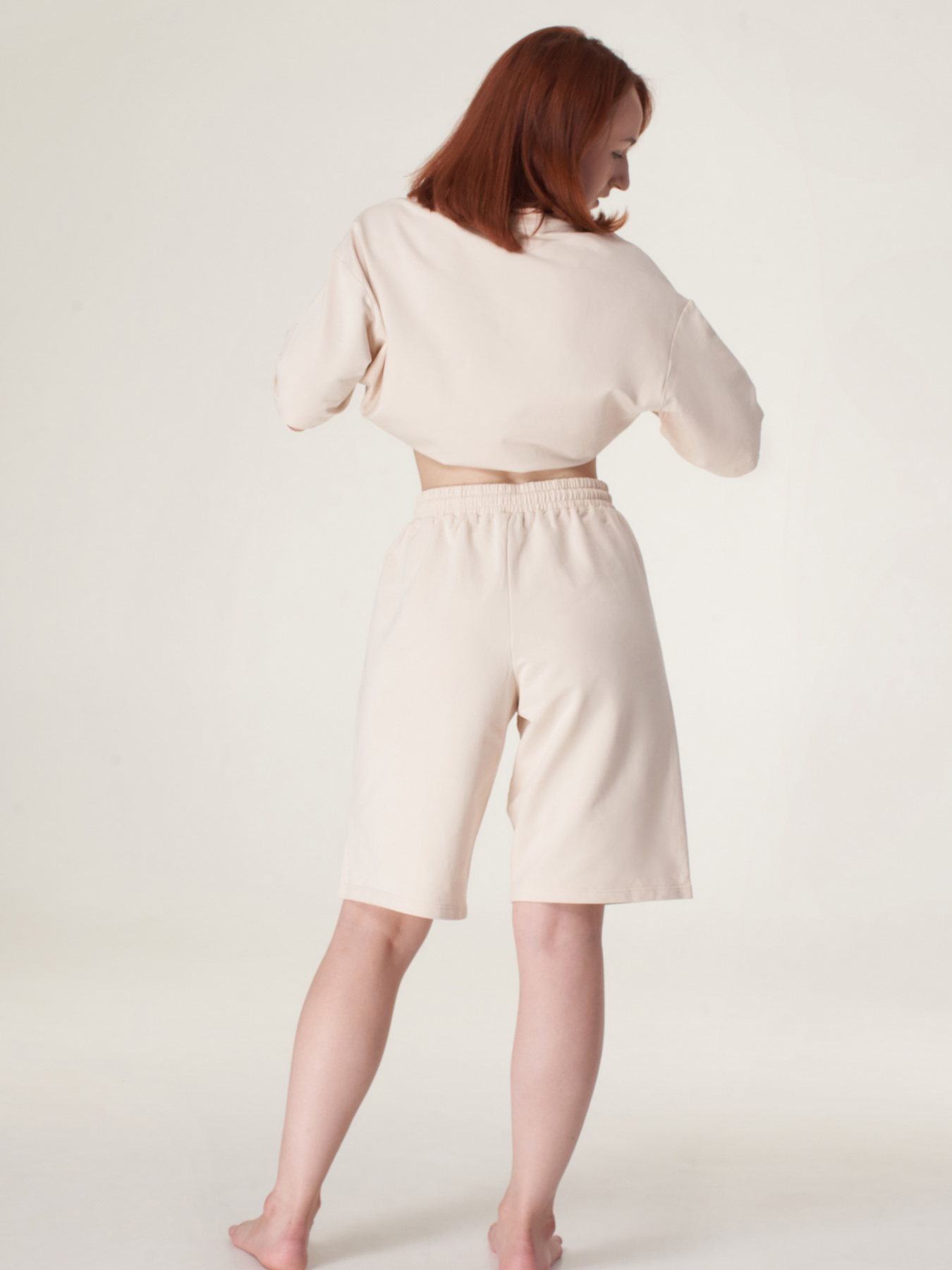 Повседневные шорты Brabrabra модель HOM2110013_sand Повседневные шорты Brabrabra модель HOM2110013_sand Фото