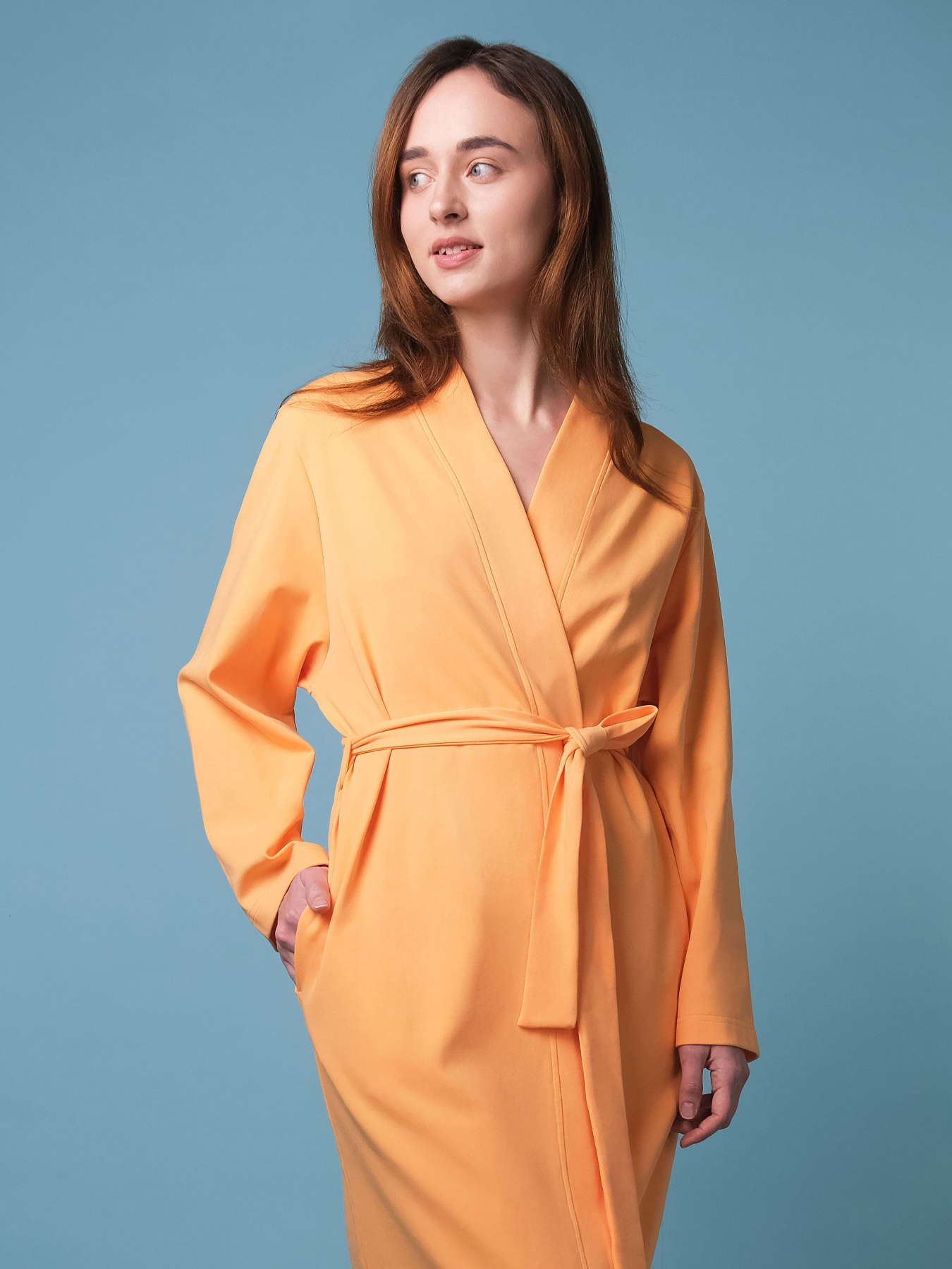 Халат Brabrabra модель HOM2213000_mango Фото