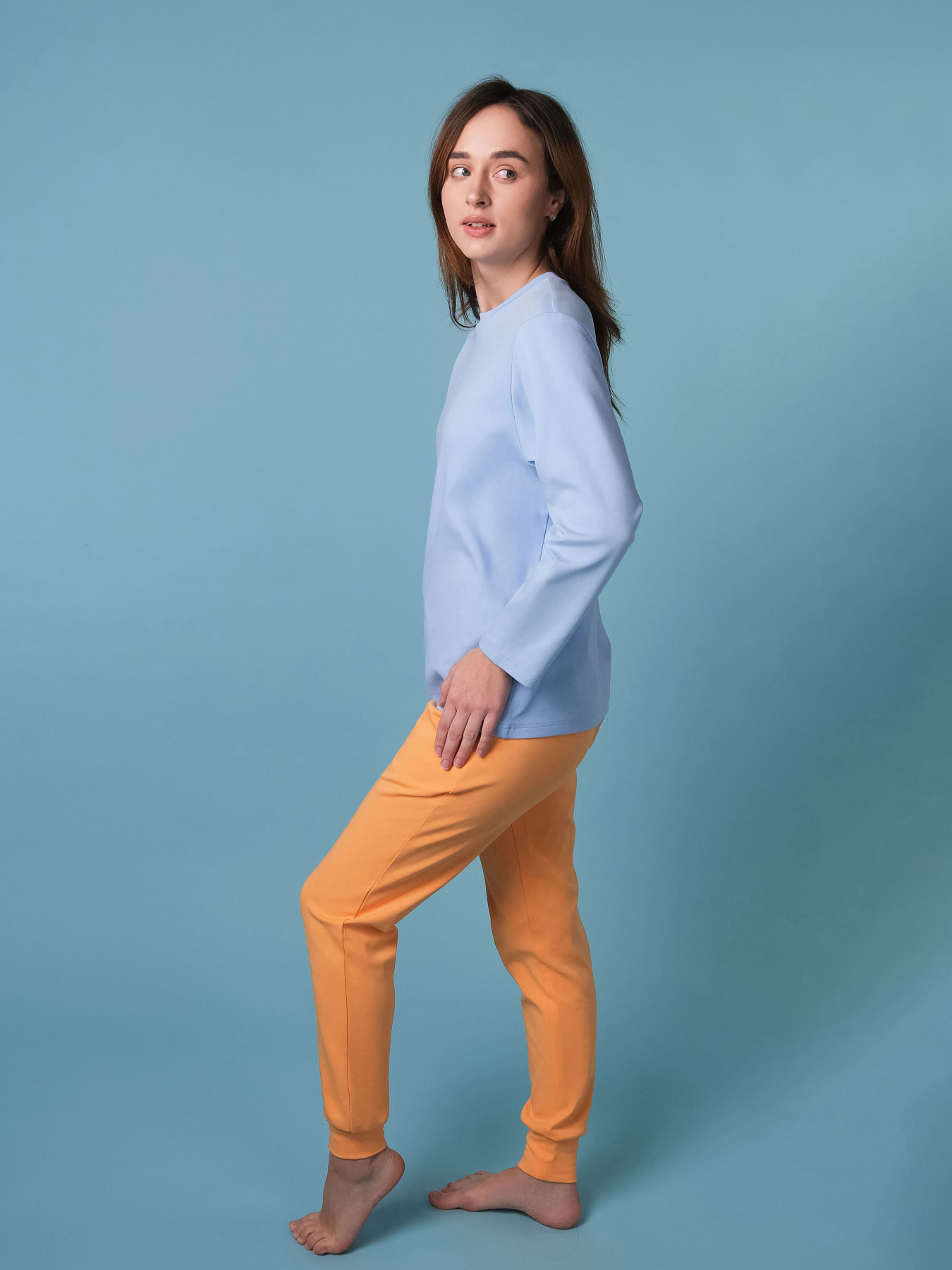 Верх піжами Brabrabra модель HOM2213042_blue Фото