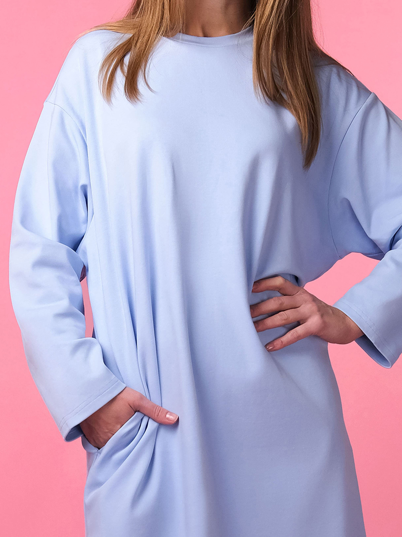 Нічна сорочка Brabrabra модель HOM2213111_blue Фото