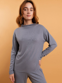 Верх пижамы Brabrabra модель HOM2216002_gray Верх пижамы Brabrabra модель HOM2216002_gray Фото