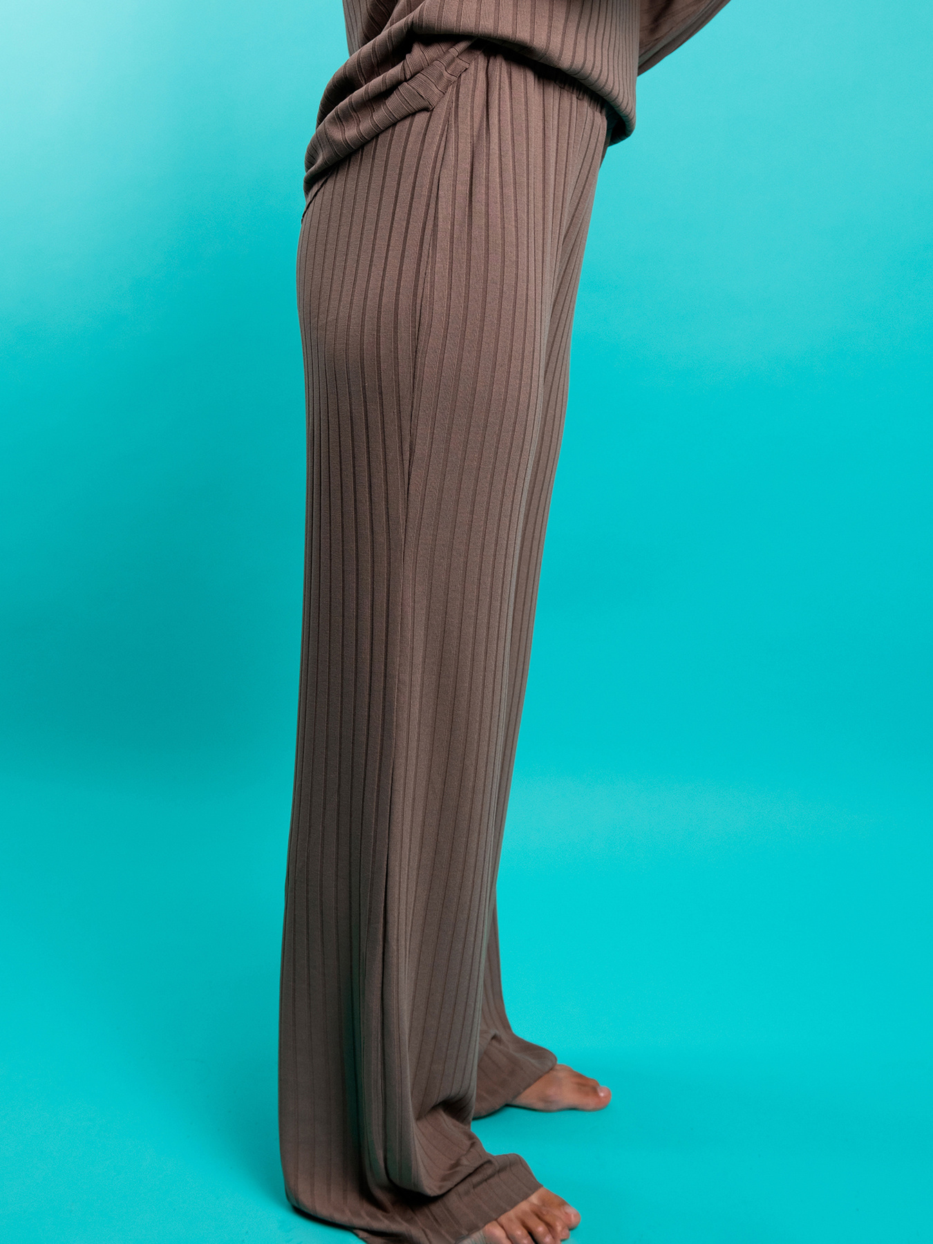 Штани для дому Brabrabra модель HOM2216010_chocolate Фото