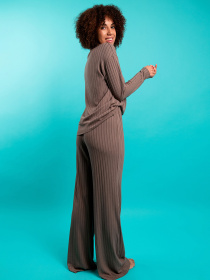 Штани для дому Brabrabra модель HOM2216010_chocolate Фото