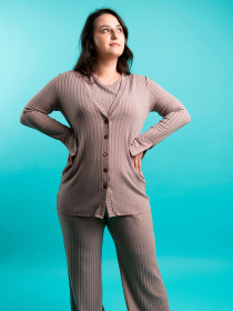 Верх піжами Brabrabra модель HOM2216069_Mokko Фото