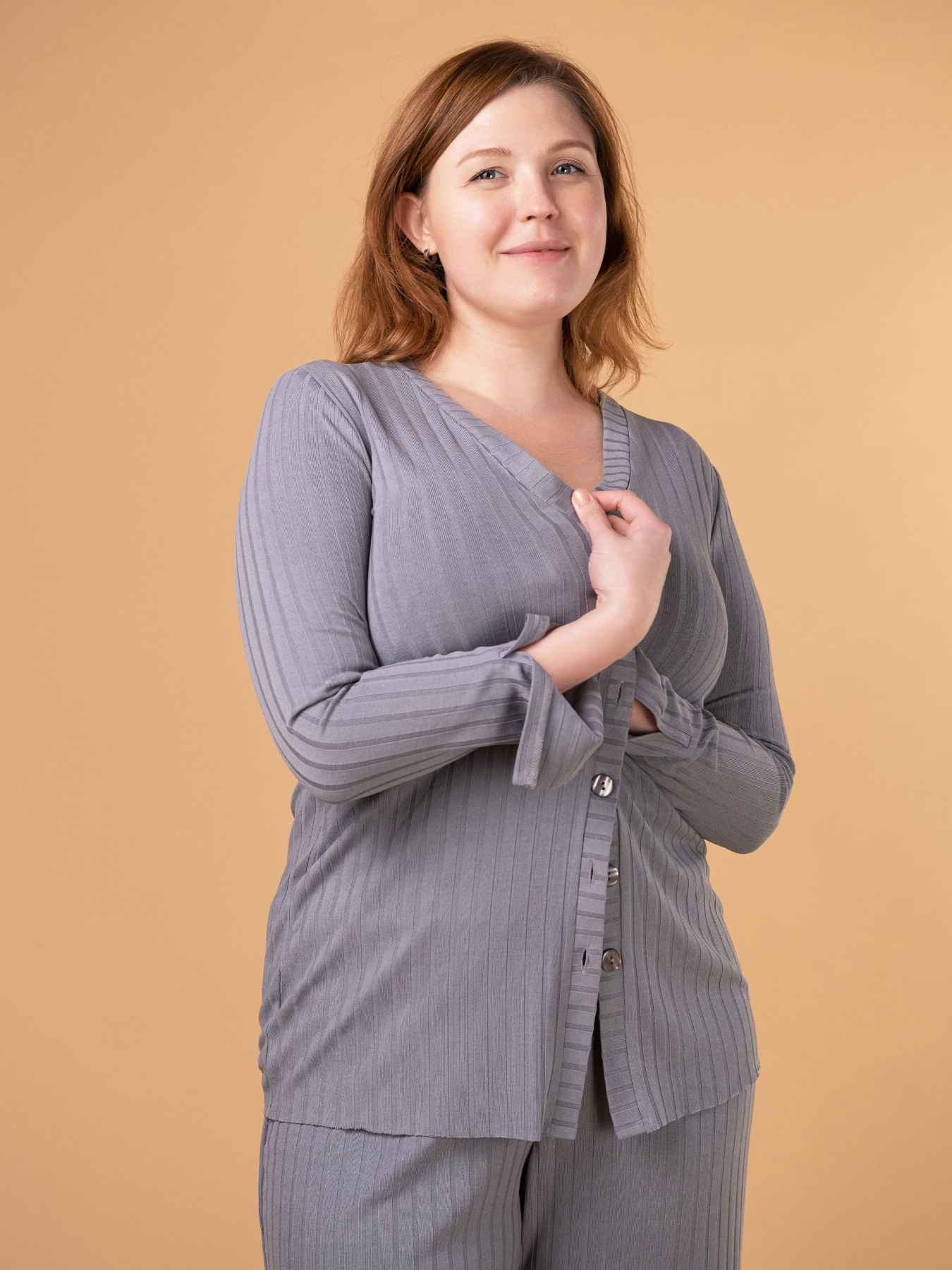 Верх пижамы Brabrabra модель HOM2216069_gray Фото