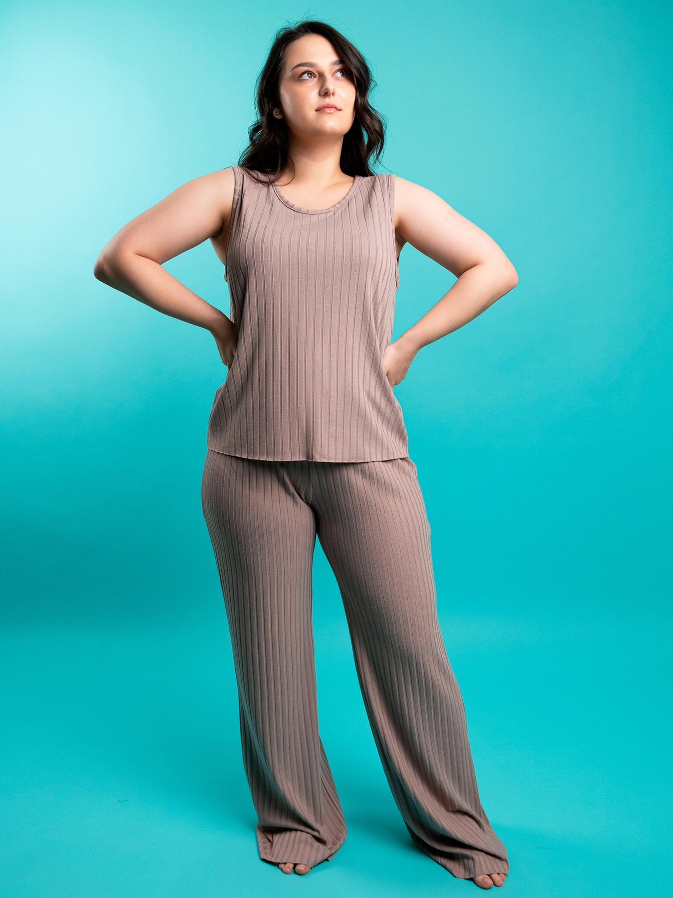 Верх пижамы Brabrabra модель HOM2216070_Mokko Фото