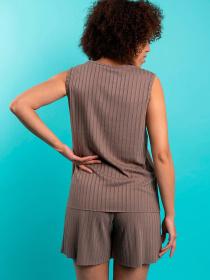 Верх пижамы Brabrabra модель HOM2216070_chocolate Фото