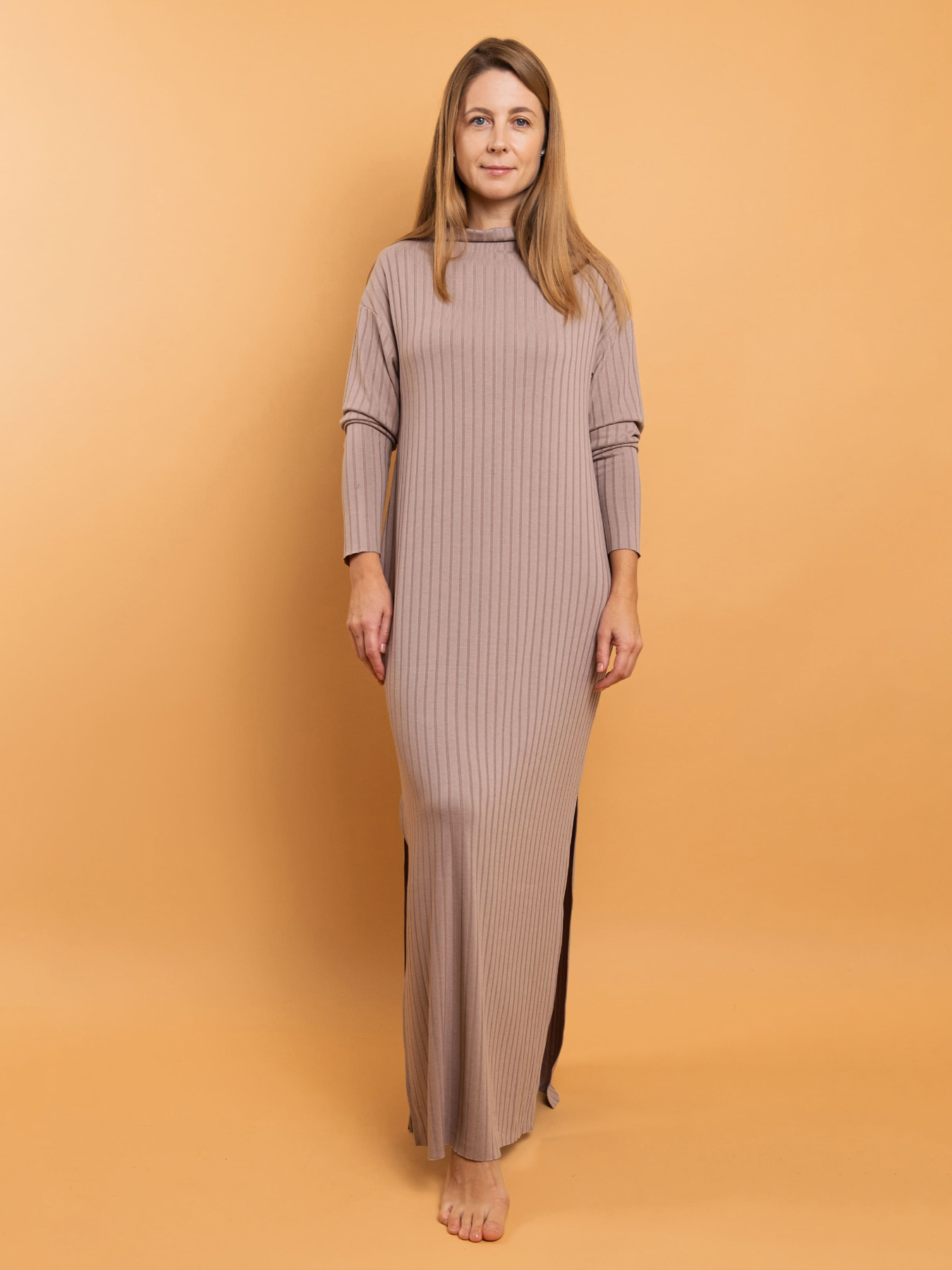 Платье макси Brabrabra модель HOM2216111_Mokko Фото