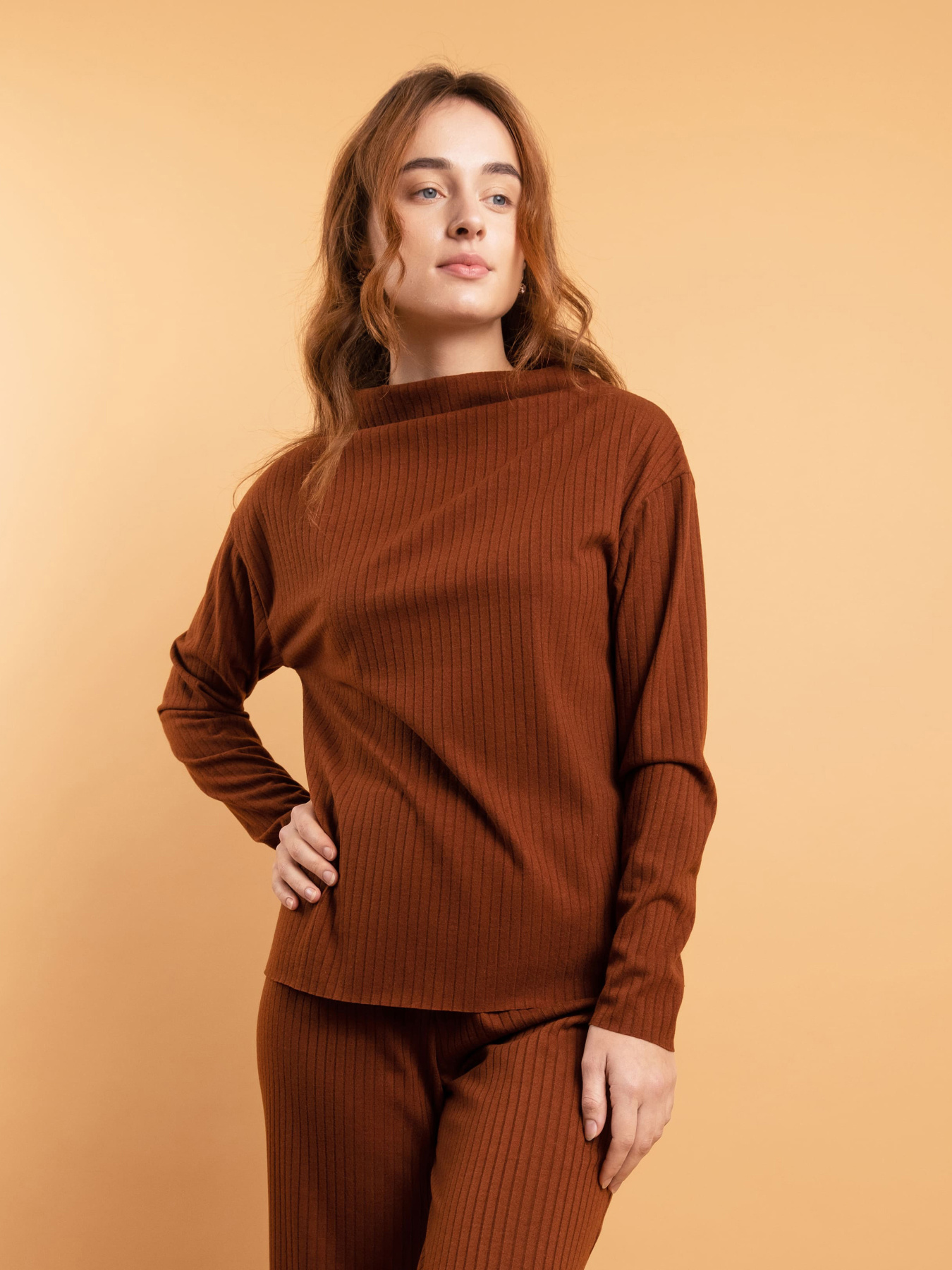 Верх пижамы Brabrabra модель HOM2217002_Walnut Верх пижамы Brabrabra модель HOM2217002_Walnut Фото