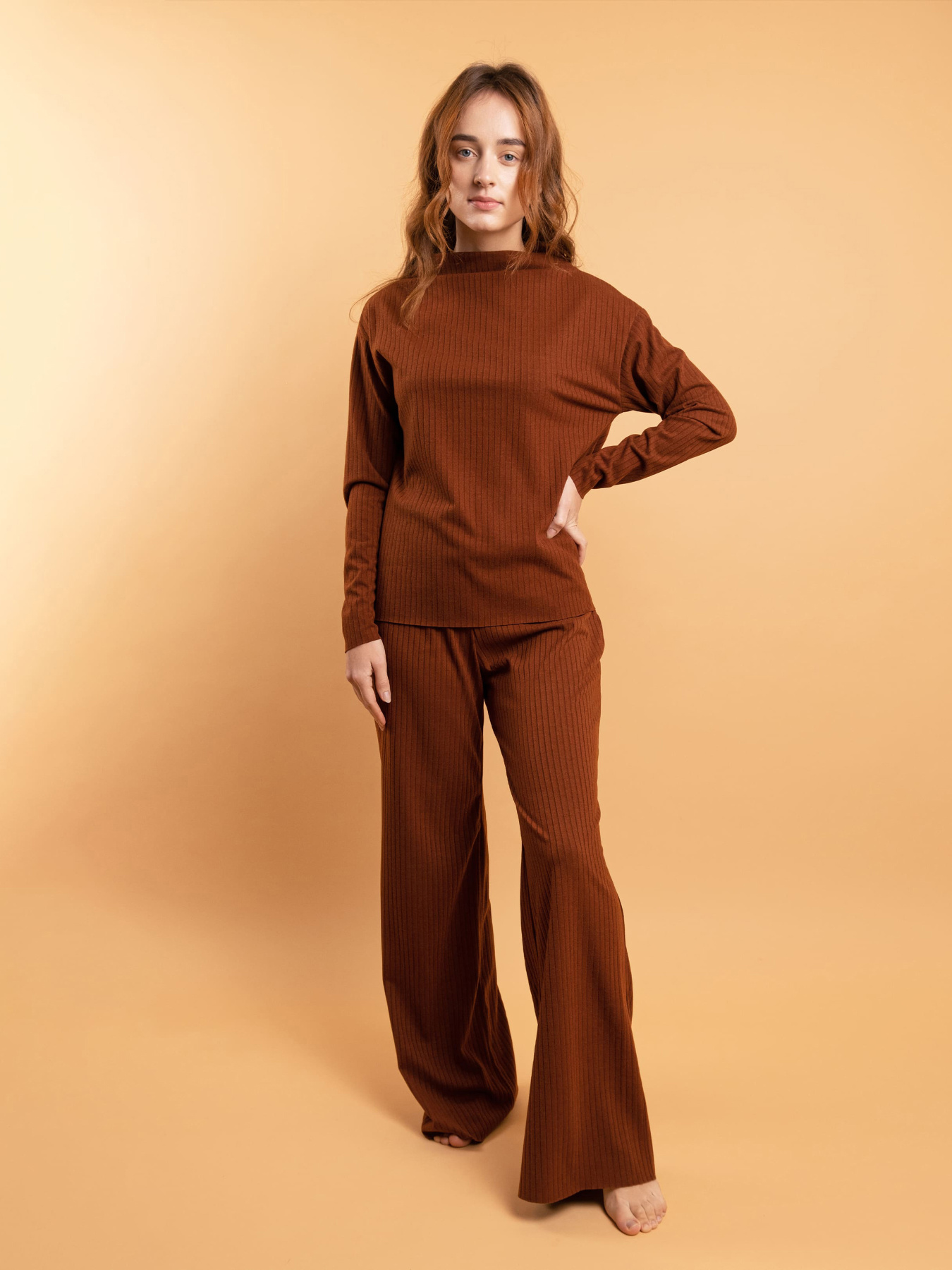 Верх пижамы Brabrabra модель HOM2217002_Walnut Верх пижамы Brabrabra модель HOM2217002_Walnut Фото