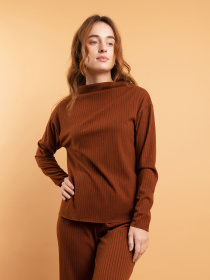 Верх пижамы Brabrabra модель HOM2217002_Walnut Верх пижамы Brabrabra модель HOM2217002_Walnut Фото