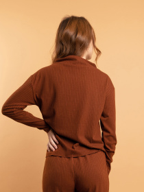 Верх пижамы Brabrabra модель HOM2217002_Walnut Верх пижамы Brabrabra модель HOM2217002_Walnut Фото