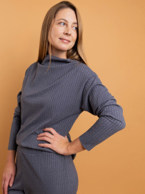 Верх пижамы Brabrabra модель HOM2217002_Gray-melange Верх пижамы Brabrabra модель HOM2217002_Gray-melange Фото