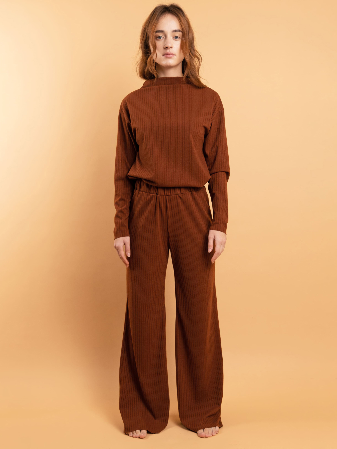 Штаны для дома Brabrabra модель HOM2217010_Walnut Фото