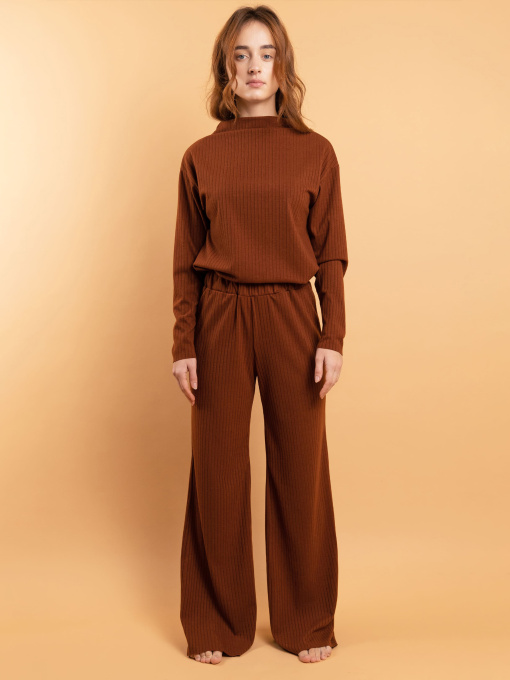 Штаны для дома Brabrabra модель HOM2217010_Walnut Фото