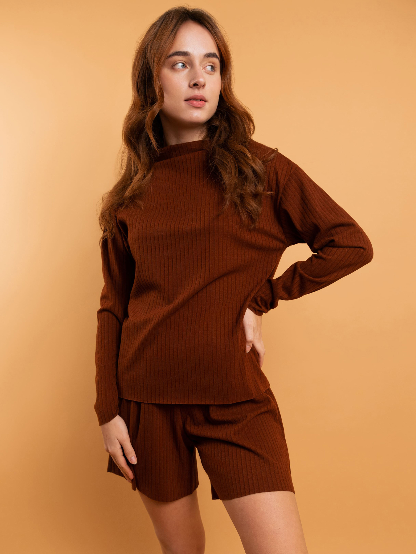 Низ пижамы Brabrabra модель HOM2217012_Walnut Фото