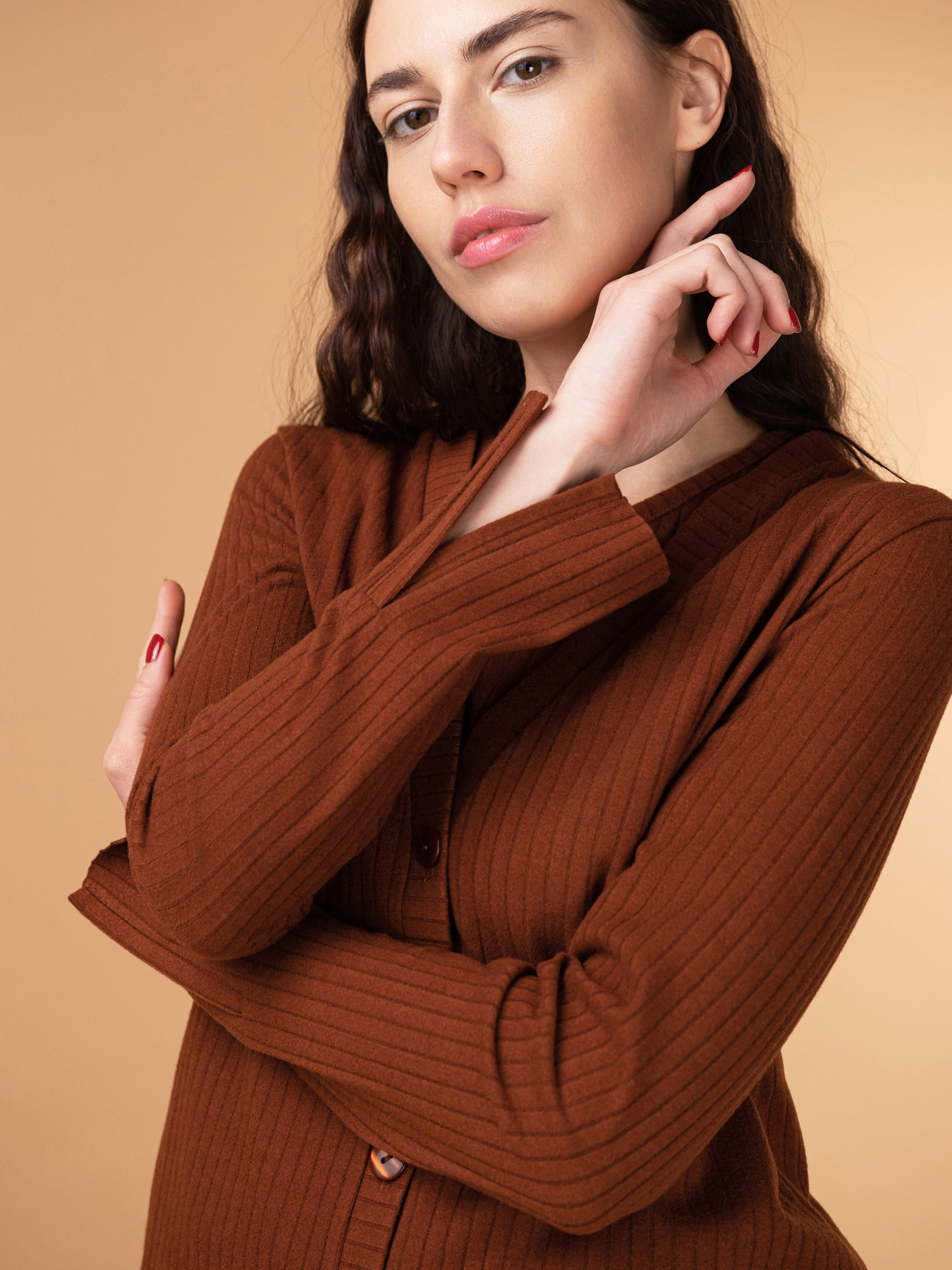 Верх пижамы Brabrabra модель HOM2217069_Walnut Фото