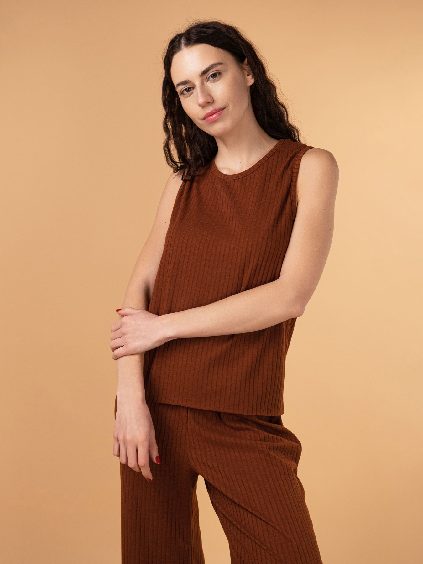 Майка для дома Brabrabra модель HOM2217070_Walnut Фото