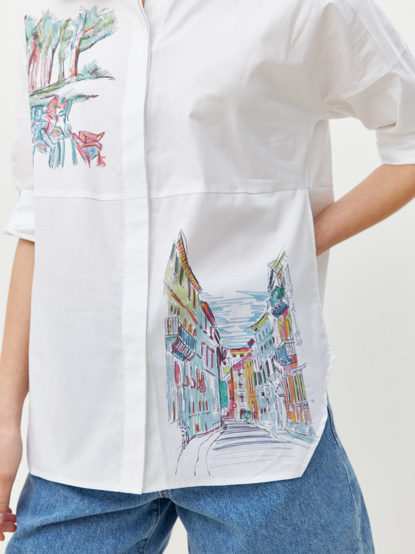 Рубашка повседневная RicaMare модель RM4074-23-10DB Фото