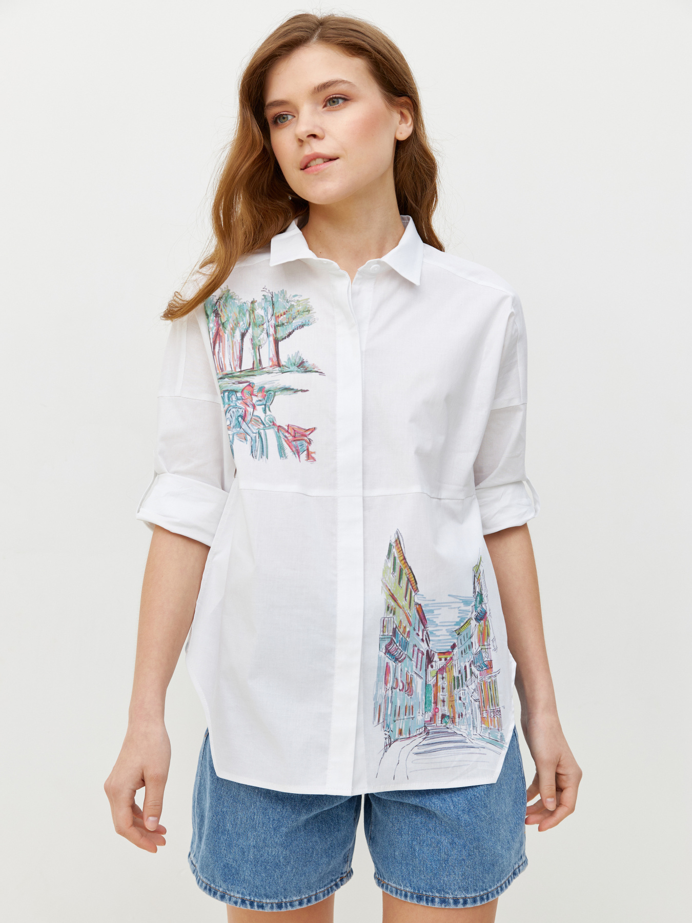 Рубашка повседневная RicaMare модель RM4074-23-10DB Фото