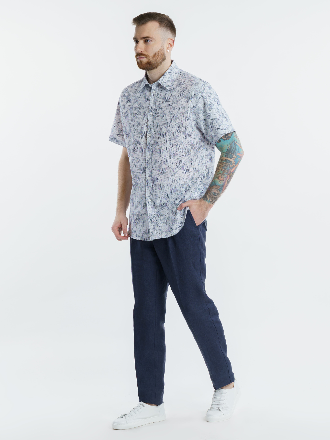 Рубашка повседневная Arber модель M04.04.07.321 Фото