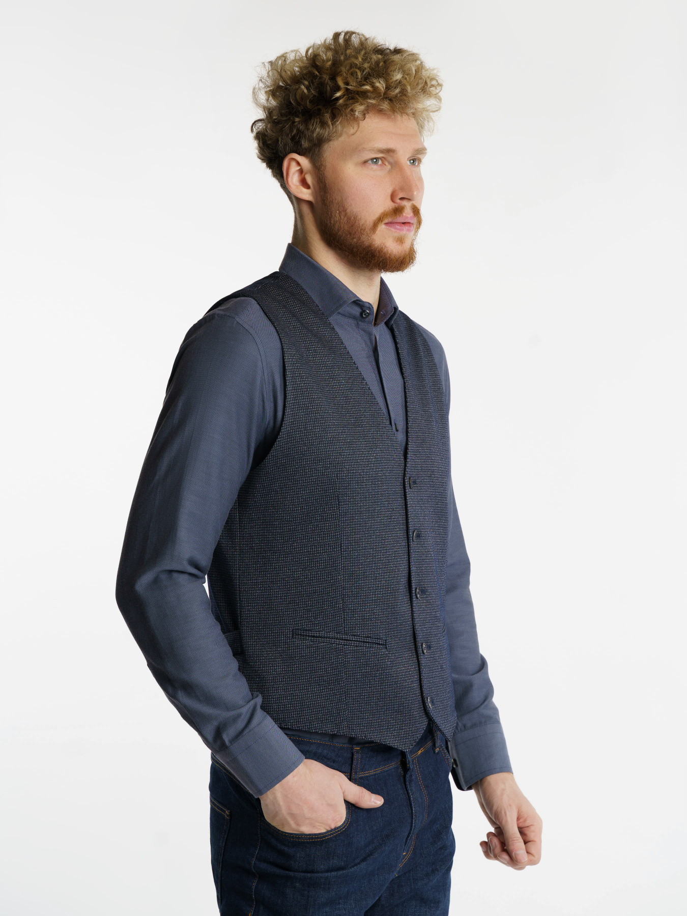 Класичний жилет Arber модель M20.31.10.312 Фото