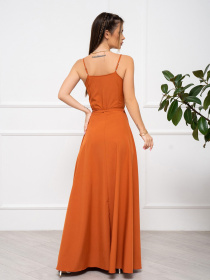 Сарафан ISSA Plus модель 11745_terracotta Фото