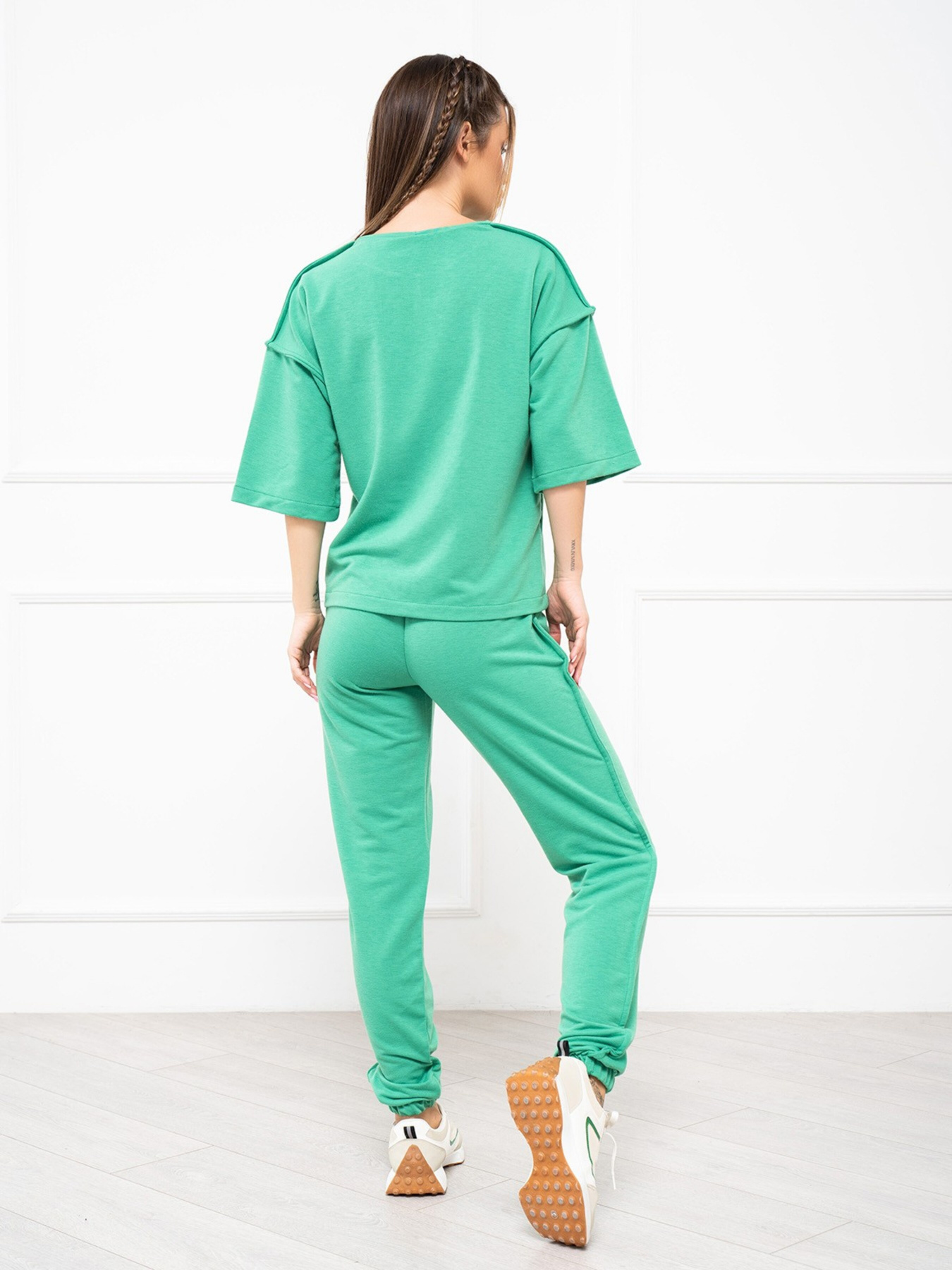 Спортивный костюм ISSA Plus модель 11970_green Фото