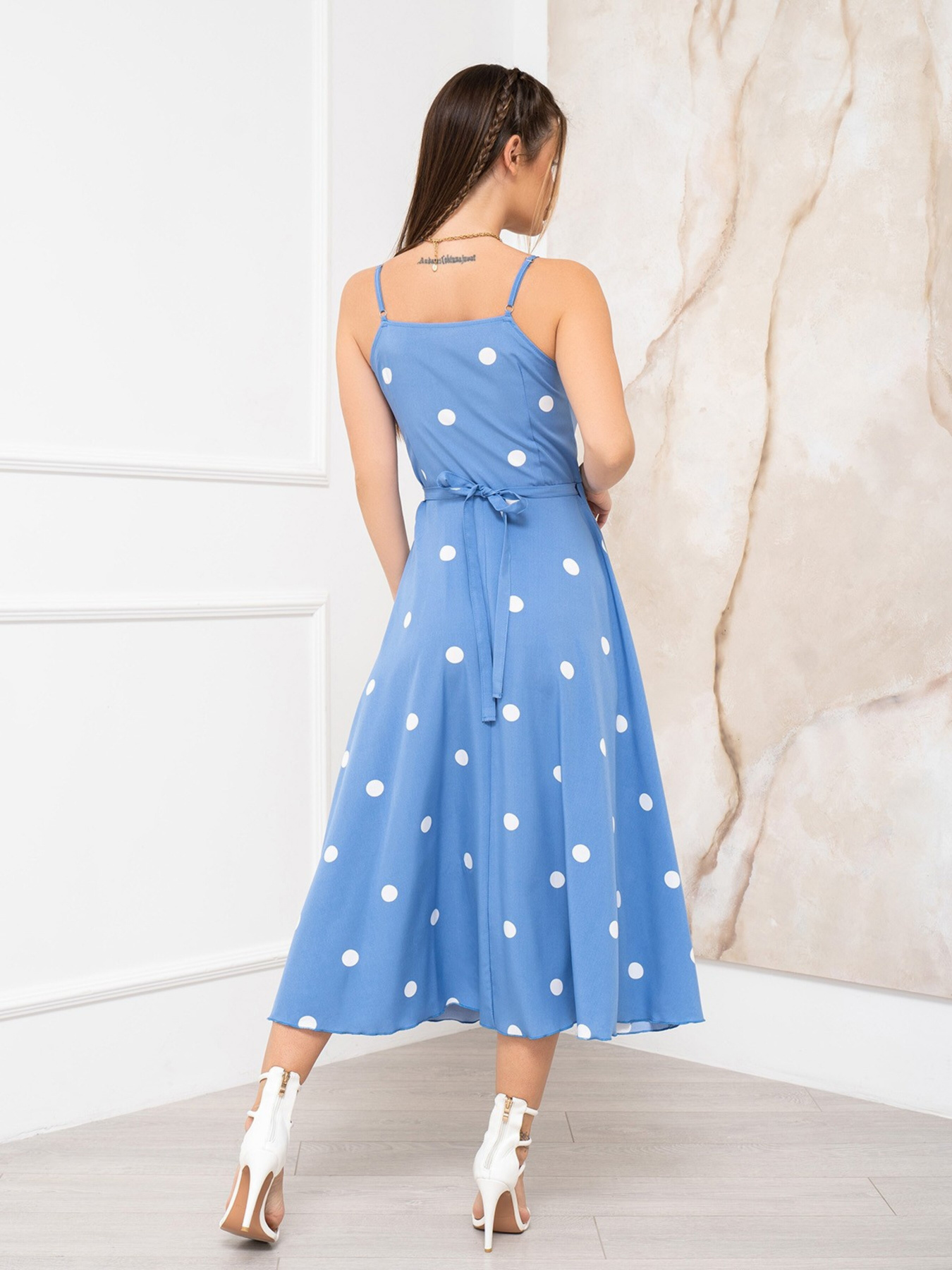 Сарафан ISSA Plus модель 13031_blue Фото