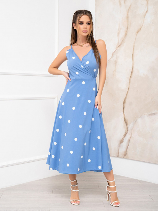 Сарафан ISSA Plus модель 13031_blue Фото