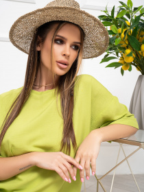 Костюм ISSA Plus модель 13437_olive Фото